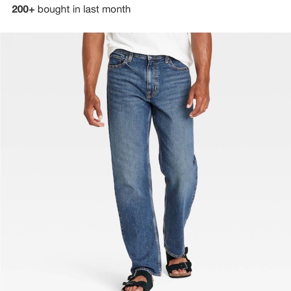 Goodfellow & Co Relaxed Fit Blue Jeans